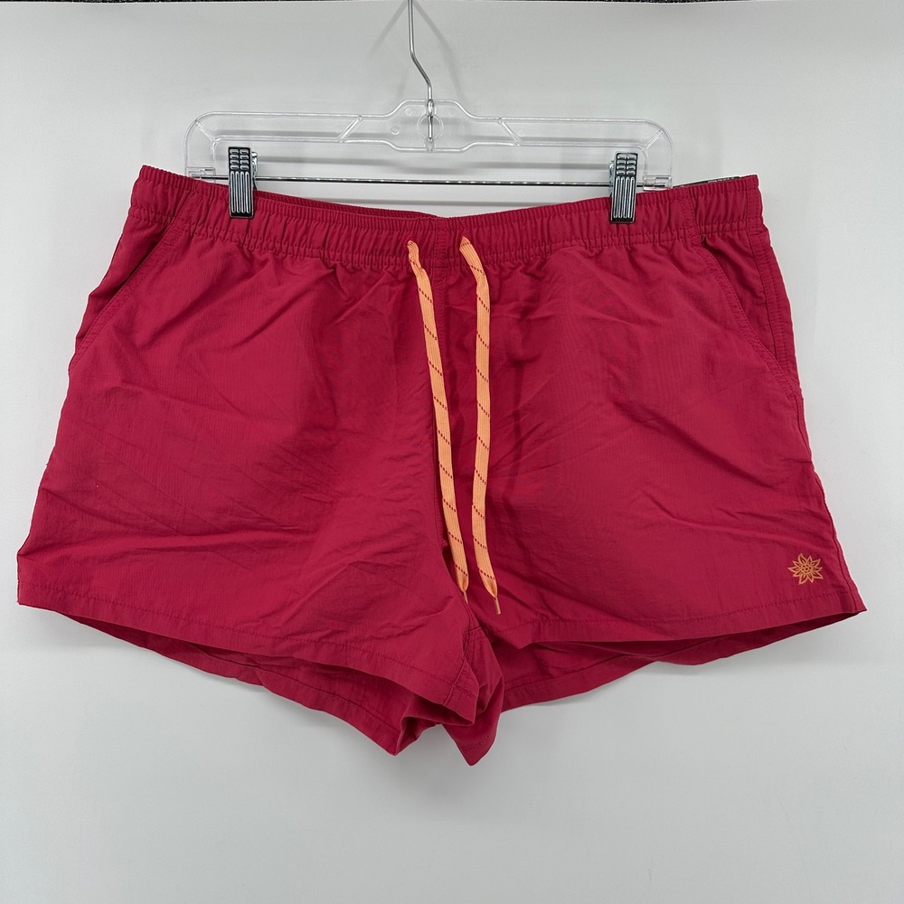 Alpine Design Womens 3 Inch Pull-On Shorts Luxe Lipstick Pink XL ADW24803FS